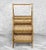Vintage Boho Coastal Rattan Wicker Sculptural Wine Bottle Rack Holder For Sale - Image 4 of 13