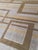 This modern geometric rug features an eye-catching architectural pattern with interlocking rectangular stripes in neutral...