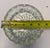 Glass Vintage Mid Century Pressed Glass Ashtray -– Starburst Pattern 1950sScalloped Glass For Sale - Image 7 of 7