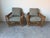 Vintage Boho Coastal Organic Rattan Lounge Chairs – A Pair For Sale - Image 4 of 12