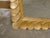 Giltwood Italian 1950s Carved Petal Themed Frame Midcentury Mirror For Sale In Atlanta - Image 6 of 10