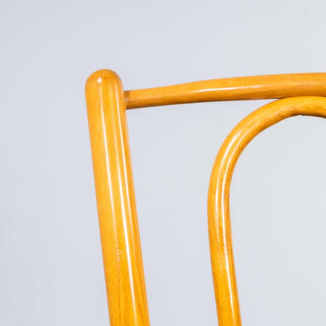 Brown Vintage Bentwood Dining Chairs, 1970s, Set of 6 For Sale - Image 8 of 11