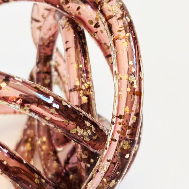 Late 20th Century Vintage Art Glass Knot For Sale - Image 5 of 8