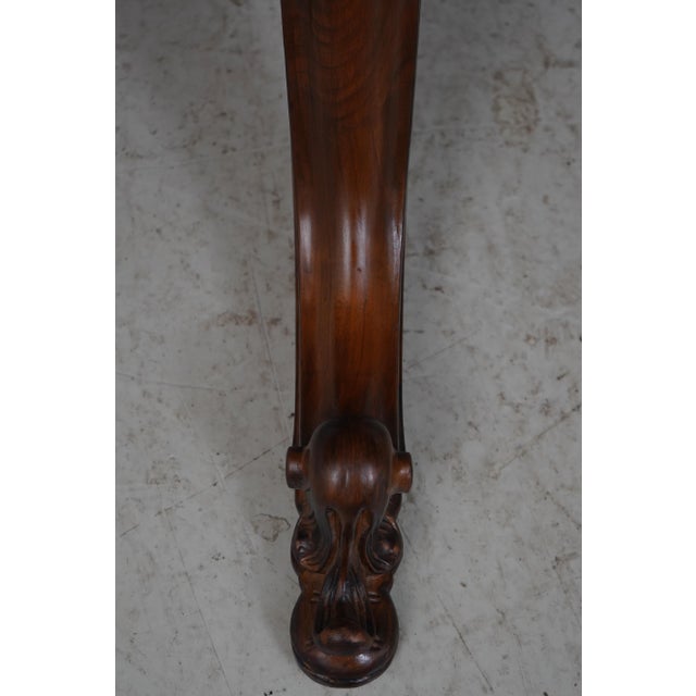 Italian Continental Style Carved Dining Room Table For Sale - Image 15 of 18