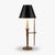 Brass Bouillotte Table Lamp with Adjustable Black Metal Shade, 1950s For Sale - Image 16 of 16