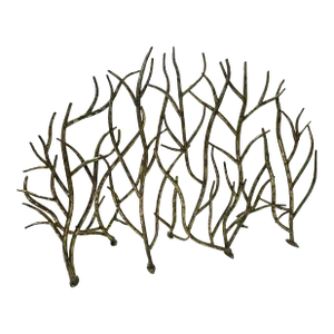 Decorative Branch Fireplace Screen