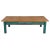 Farmhouse Mid 20th Century Vintage Painted Pine Distressed Farmhouse Rustic Country Coffee Cocktail Table For Sale - Image 3 of 13