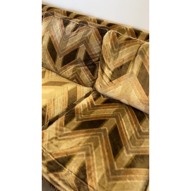 Vintage Velvet Sofa, 1970s For Sale - Image 11 of 12