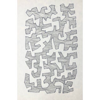 1991 William Glen Davis Totem Drawing For Sale