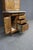 Rare Salesman Sample Style Hoosier Cabinet in Oak With Enamel Work Surface For Sale - Image 12 of 15