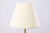 A vintage Laurel Lamp Company brass and glass lamp table. This lovely mid century modern lamp table features a classic...