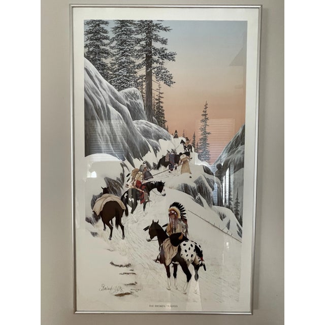 Limited Edition Signed and Numbered Print, 305/450, by Native American Artist, Paladine Roye, dated 1987. Preserving the...