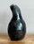 Black Vintage Original Studio Pottery Vase For Sale - Image 8 of 12