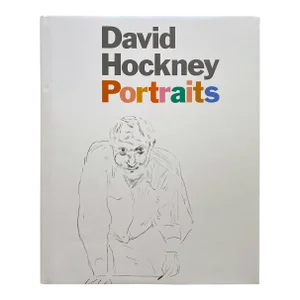 David Hockney " Portraits " First Edition Hardcover Pop Art Exhibition Art Book