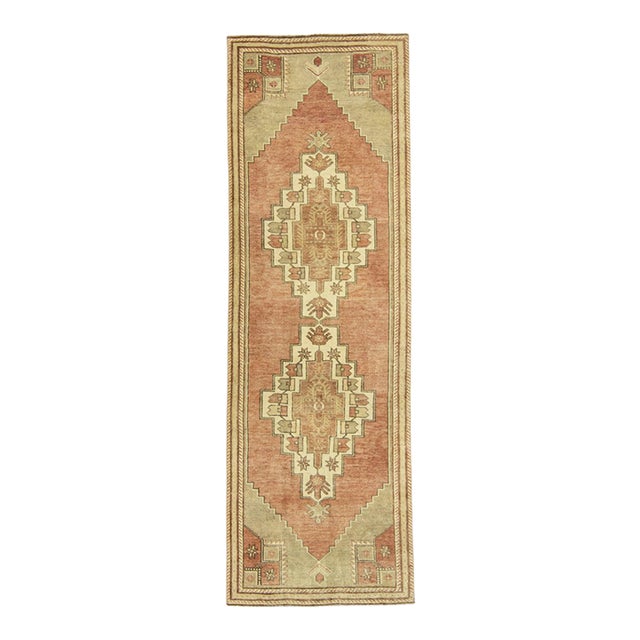 Turkish Anatolian Runner Rug 3'1" x 9'6" For Sale