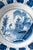 18th Century Dutch Delft Blue and White Chinoiserie Plate with Folly For Sale - Image 4 of 7