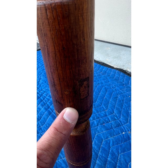 Wood A Antique Sheraton Walnut One Drawer Stand, Pennsylvania, Circa 1820's For Sale - Image 7 of 12