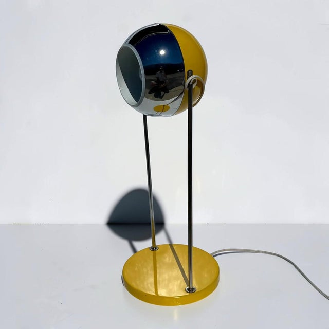 1970s Sonneman Style Atomic Eyeball Table Lamp For Sale In Miami - Image 6 of 12