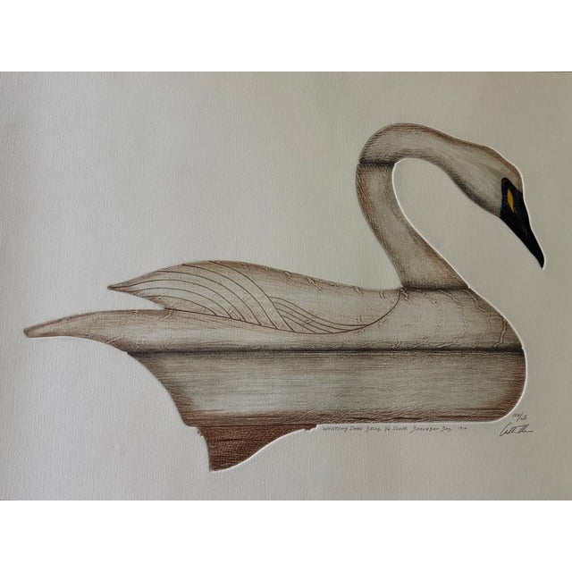 Arthur Nevin Arthur Nevin (American, B. 1929) "Whistling Swan", Decoy, 1/4 Scale, Barnegat Bay, 1910 For Sale - Image 4 of 18