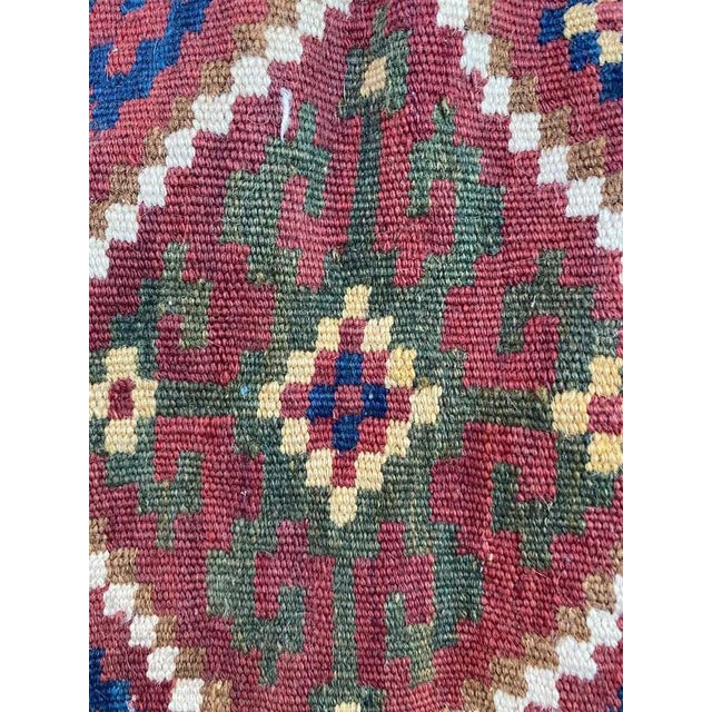 Vintage Double Face Horse Cover Kilim For Sale - Image 10 of 18
