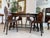 Rustic Farmhouse Dining Table and Chairs in Pine, Set of 7 For Sale - Image 5 of 8