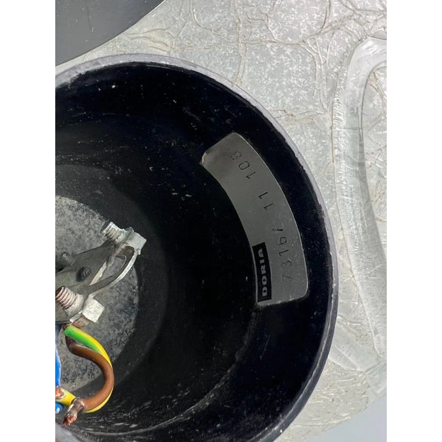 Mid-Century Modern Space Age Glass Ball Pendant Light from Doria Leuchten, 1970s For Sale - Image 3 of 13