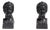 19th Century France Chocolate Iron Bust Bookends For Sale