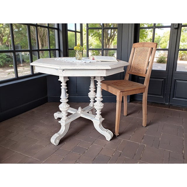 Antique Gründerzeit Dining Table in Wood, Germany, 1900 For Sale - Image 9 of 9