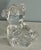 VTG Waterford Crystal Teddy Bear W Block Figurine Paperweight 3" Made in Ireland For Sale In Philadelphia - Image 6 of 12