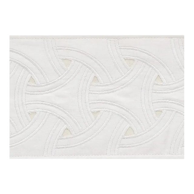 Sample - Schumacher Lynx Tape in Ivory For Sale
