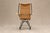 Brazilian Modern Rocking Chair in Metal, Wicker & Green Mohair by Carlo Hauner, 1950s For Sale - Image 10 of 18