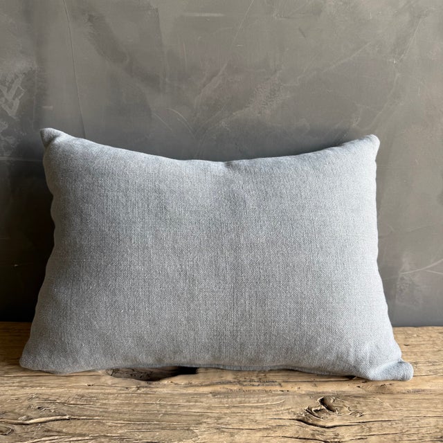 15" x 22" Color: Dolphin Gray Easy, relaxed, and made for everyday comfort, our 100% linen lumbar pillow is crafted from...