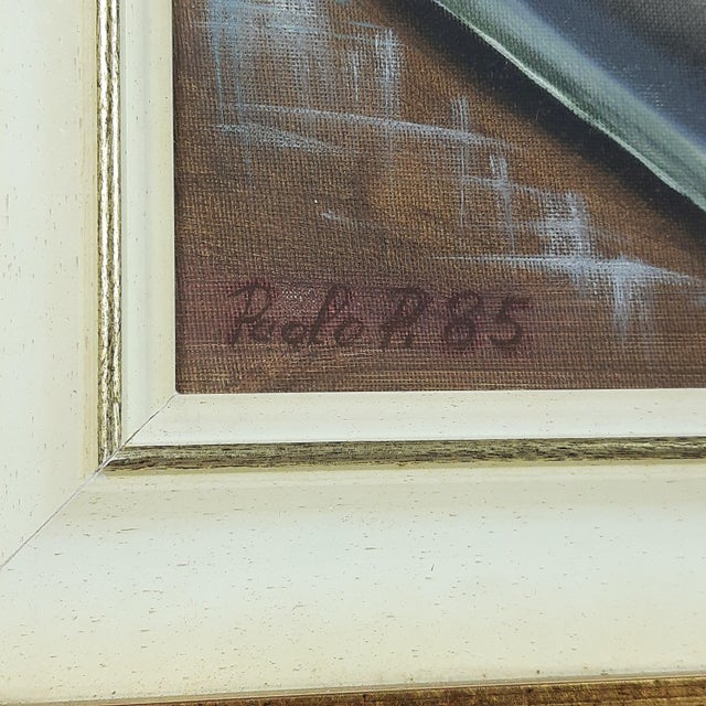 Paolo Polli, Jug of Lemons, 1985, Oil on Canvas, Framed For Sale - Image 6 of 11