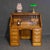 Edwardian Oak Roll Top Desk For Sale - Image 14 of 15
