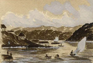 Cmdr Alfred M. Causton RN, Darling Point, Sydney, Australia, 1873, Watercolour