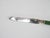 English Sheffield Fish Cutlery Service Green Handles in Original Fitted Box For Sale - Image 9 of 11
