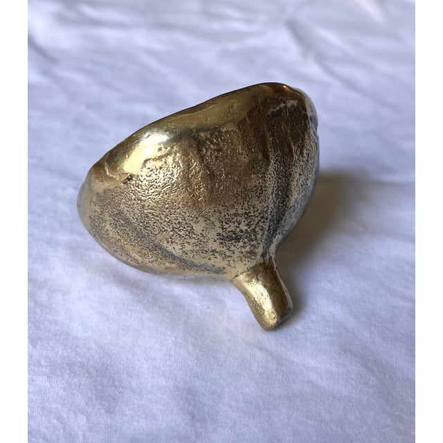 Vintage Brass Lotus Seedpod For Sale - Image 4 of 5