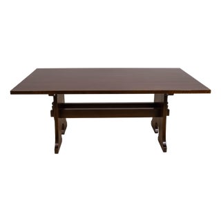 Stickley Mission Oak Mouse Hole Dining Room Table For Sale