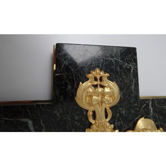 Metal Antique Art Nouveau Bronze Cross Crucifix, 1890s For Sale - Image 7 of 10
