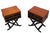 Brown Model Bombay Campaign Nightstands, England, 1970s, Set of 2 For Sale - Image 8 of 13