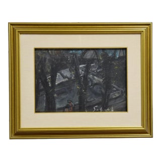 Nazareno Gattamelata - Original Oil on Board by N. Gattamelata - 1970s 1970s For Sale