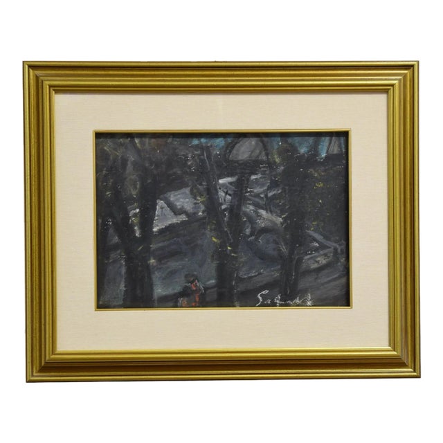 Nazareno Gattamelata - Original Oil on Board by N. Gattamelata - 1970s 1970s For Sale