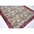 Textile Mid-Century Vintage Turkish Rose Floral Rug in Cream & Burgundy, 6’5” X 9’7 For Sale - Image 7 of 10
