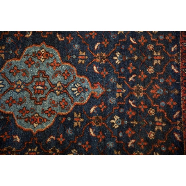 Blue Vintage Fine Bibikabad Rug - 2'7" x 3'10" For Sale - Image 8 of 10