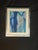 Modern Blue and Metallic Silver Abstract Wall Art For Sale - Image 4 of 7