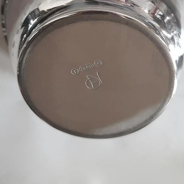 Milk and Sugar Set on Tray by Georg Nilsson for Gero, 1930s, Set of 3 For Sale - Image 7 of 8