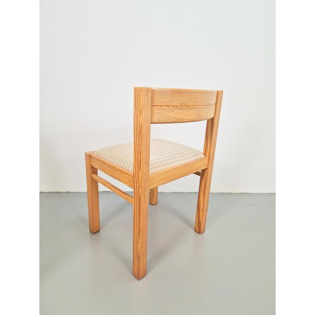 1960s Vintage Pine Dining Chairs by Martin Visser for T Spectrum, 1960s, Set of 7 For Sale - Image 5 of 12