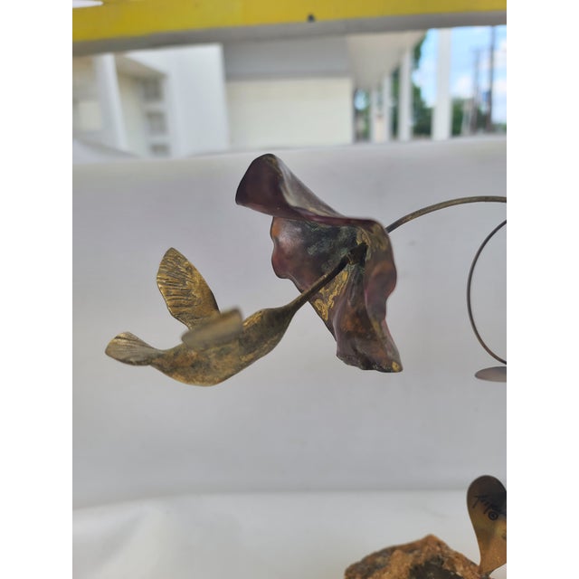 Bijan Metal Hummingbird Sculpture For Sale In San Antonio - Image 6 of 9