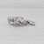 Modern 0.23ctw Diamond Palm Tree Pendant 14k White Gold Floating Drop For Sale - Image 3 of 5