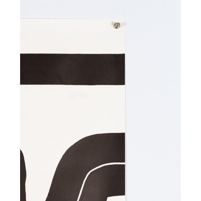 1970s Olympia Lithograph Poster by Eduardo Chillida, 1972 For Sale - Image 5 of 9